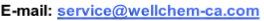 E-mail:	service@wellchem-ca.com