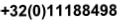 +32(0)11188498